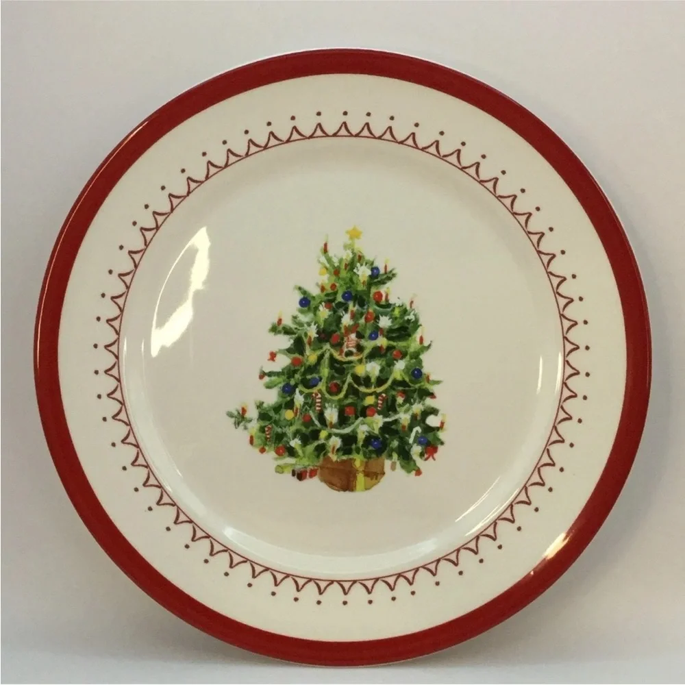 Williams Sonoma Christmas Icon Plates